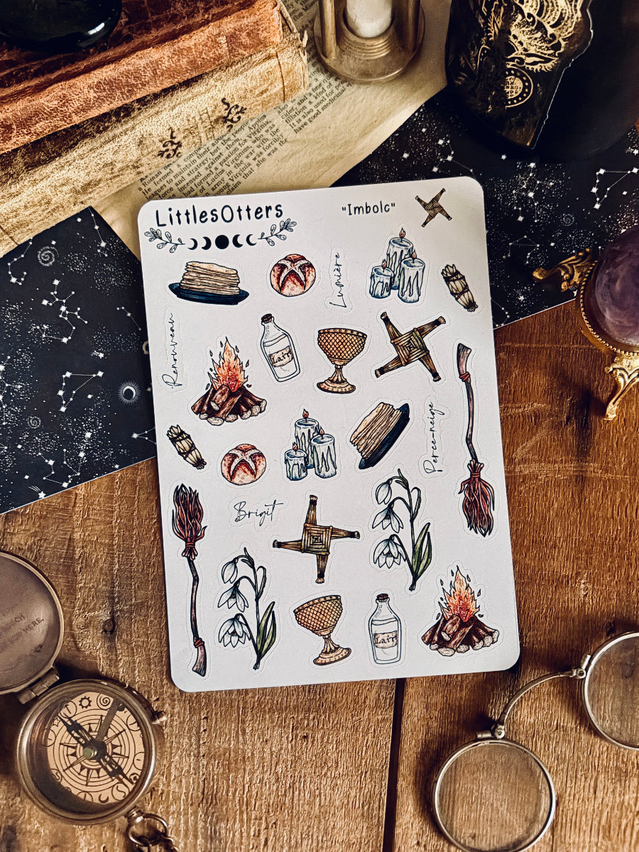 "Imbolc" Sticker's sheet