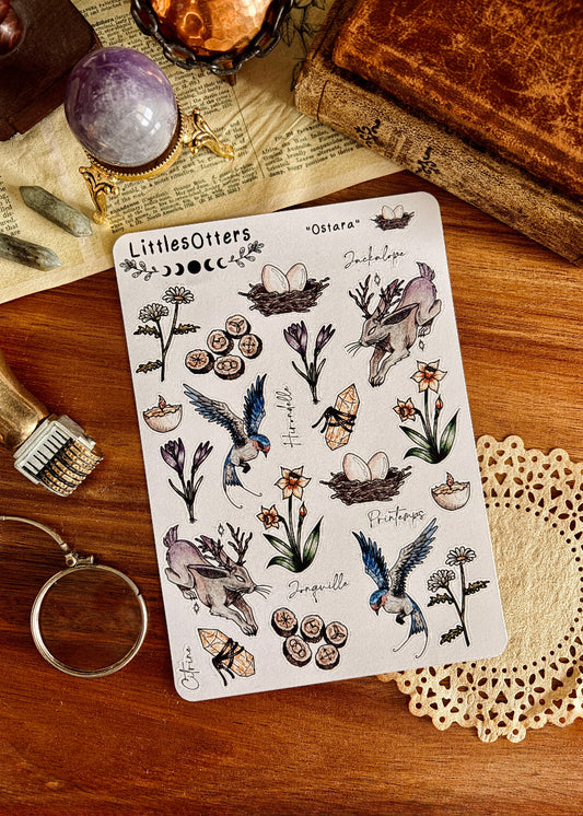 Planche de stickers "Ostara"