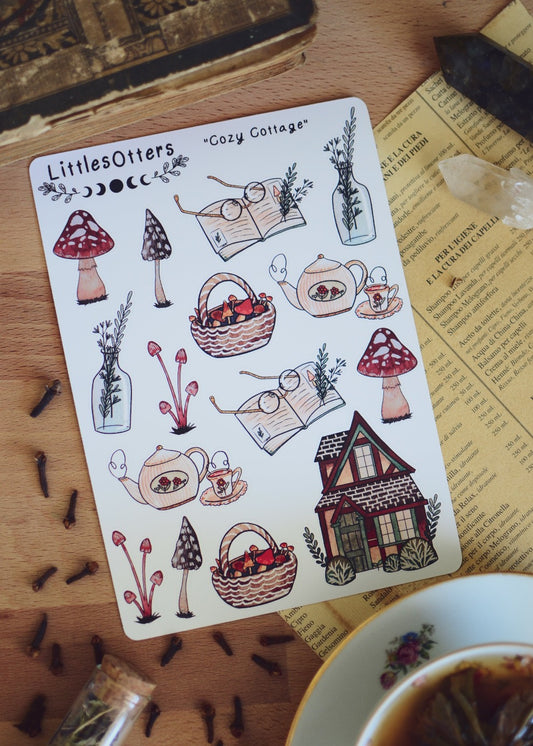Planche de stickers "Maison de campagne"